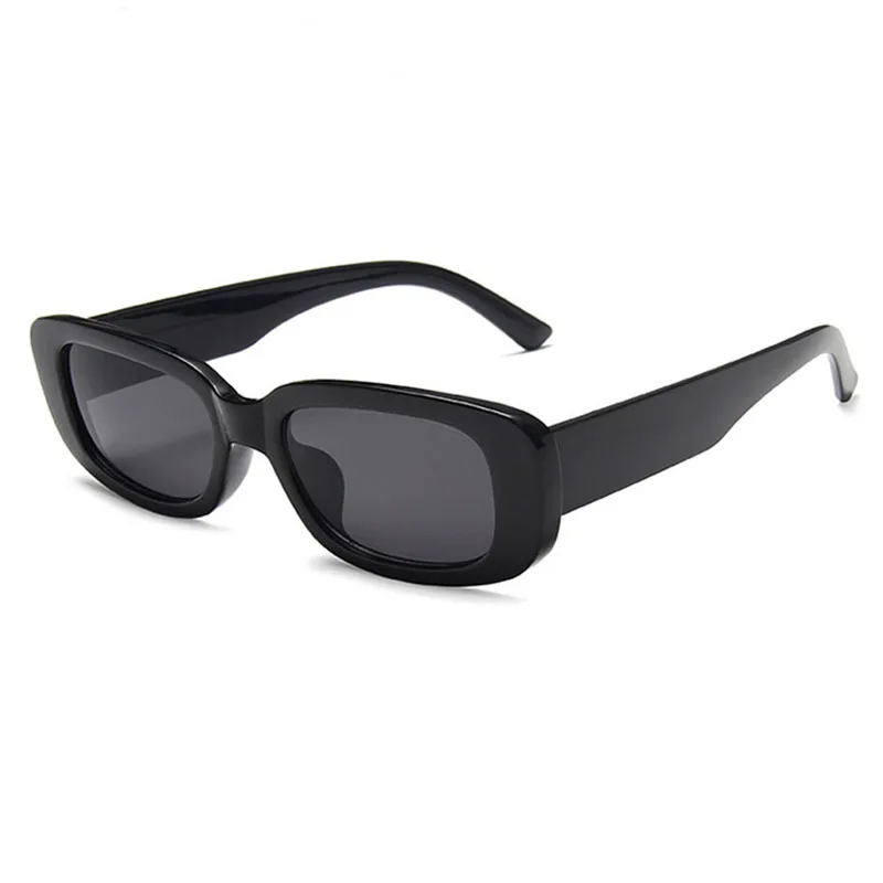 Солнечные очки в прямоугольной оправе UV400 женские, аксессуар от солнца в ретро стиле, в винтажном стиле, в узкой квадратной оправе, для вождения