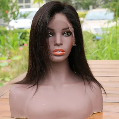 
MOQ 3pcs hd transparent straight glueless 613 silk base 8A full lace wig virgin human hair 