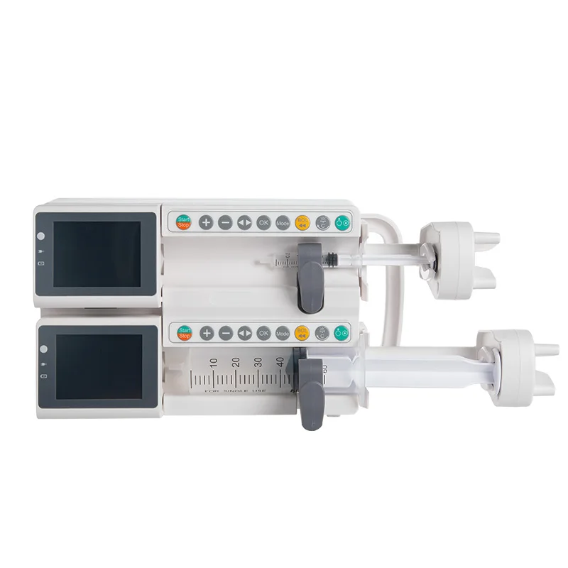 Hospiwell Hospital Medical Equipment Single/double Channel Electric Portable ICU Syringe Pump