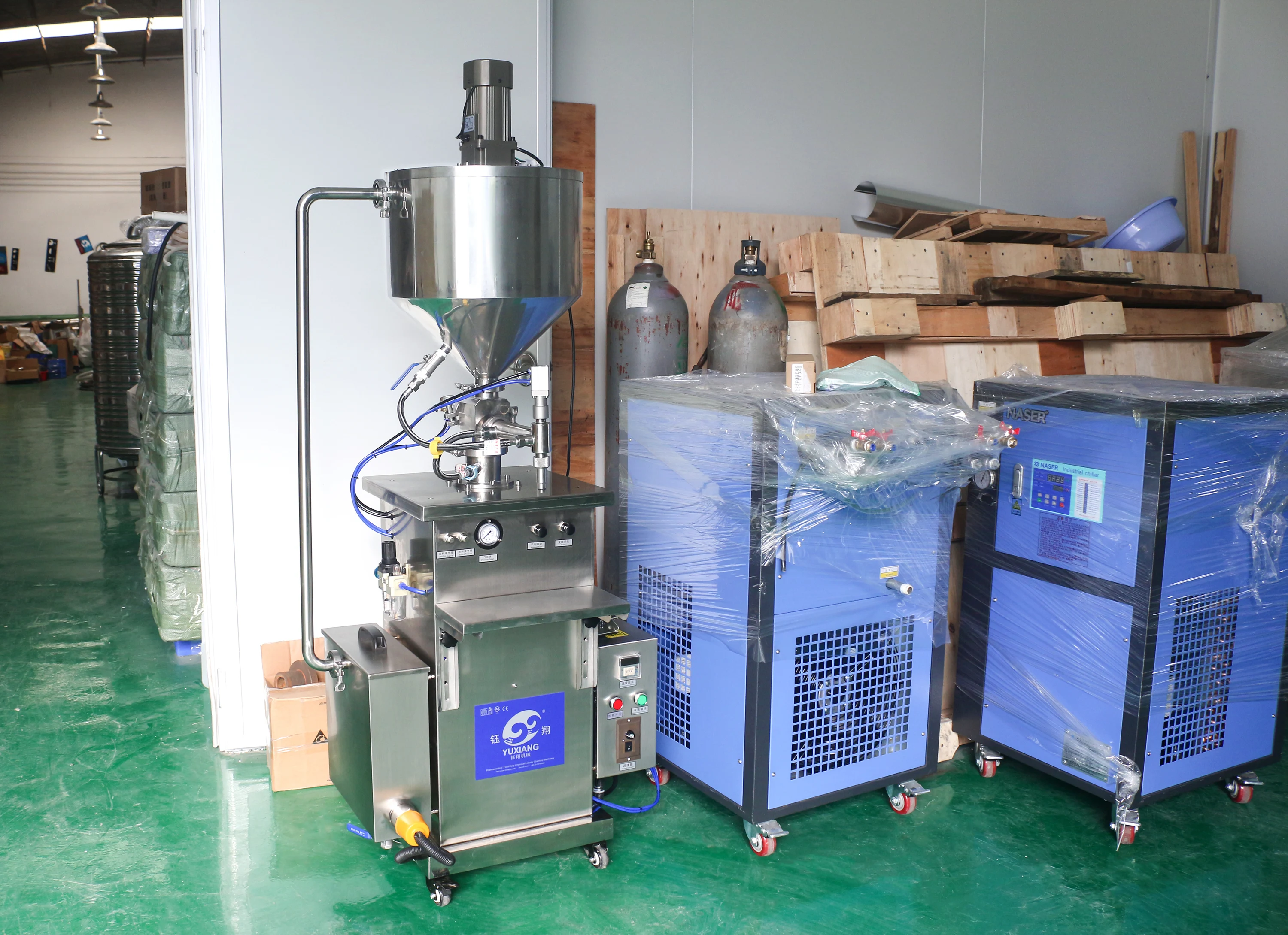 High Quality Semi-automatic Cream Filling Machine Suit For High Viscosity Paste