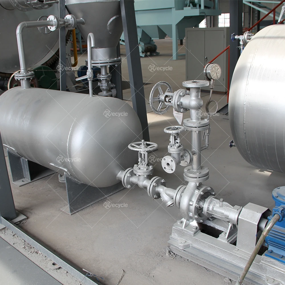 Tyre Cracking Furnace Pyrolysis Plastic Recycling System For Fuel Oil And Carbon Black
