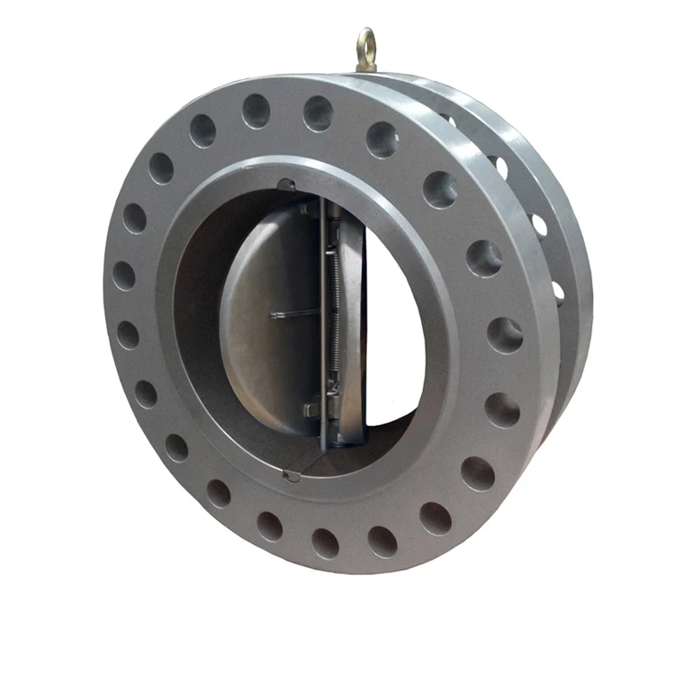 8 Inch Wafer Lug Stainless Steel CF8M Duo Plate Disc Type Check Valve