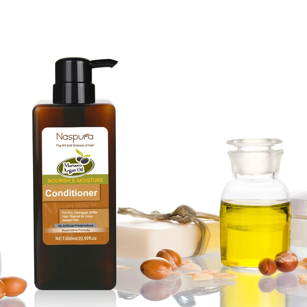2021 best hot selling natural Organic Treatment Split Ends Anit Frizzy For Broken Chemical Hair Argan Oil Conditioner