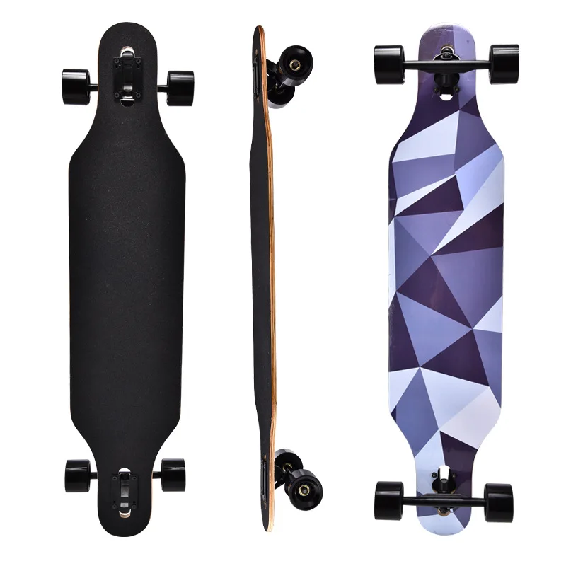 Longboard грузовики четырехколесный скутер Young Brush уличная танцевальная доска для взрослых скейтборд начинающих