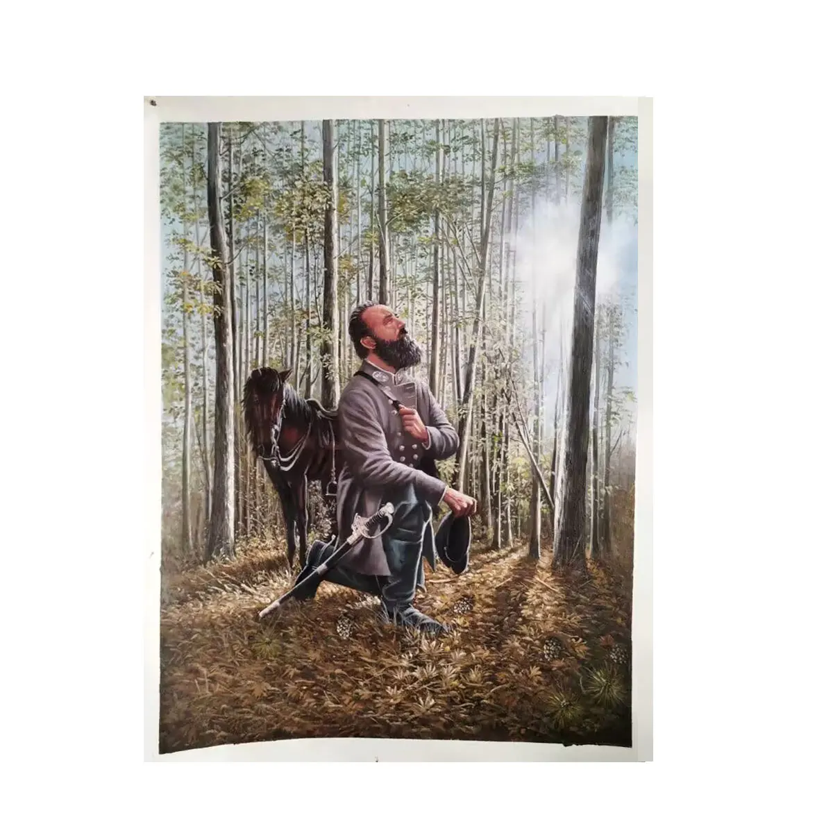 Original Art High Quality Custom Modern Style Photo Oil Painting Beautiful Portraits Handmade Canvas Home Wall Decor