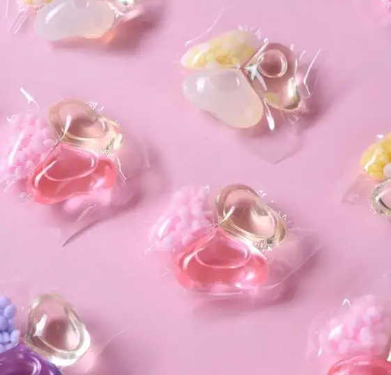 Laundry beads detergent scent booster laundry pods container washing soap pods capsules manufacture odm oem