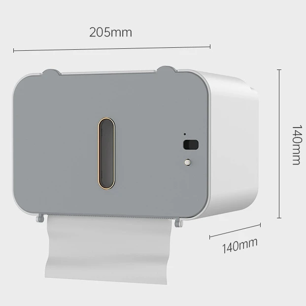 Smart inductive Automatic Toilet tissue box Wall mounted No punching toilet waterproof Toilet paper box