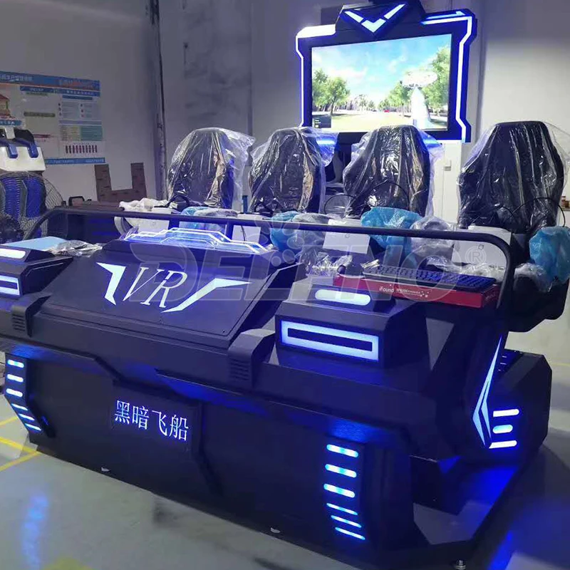Amusement Park Products Dark Mars Arcade Gaming Machine 9d Vr Game Simulator for Sale