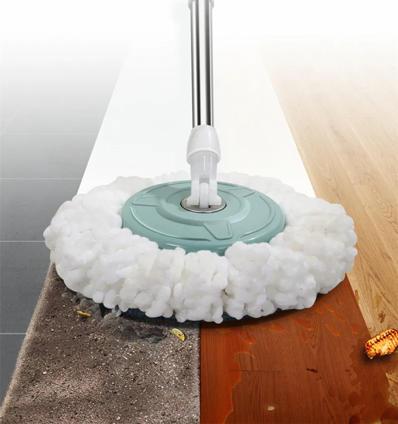 2023 Hot Sale 360 Rotating Magic Flat Mop Floor Cleaning Spin Bucket Mop