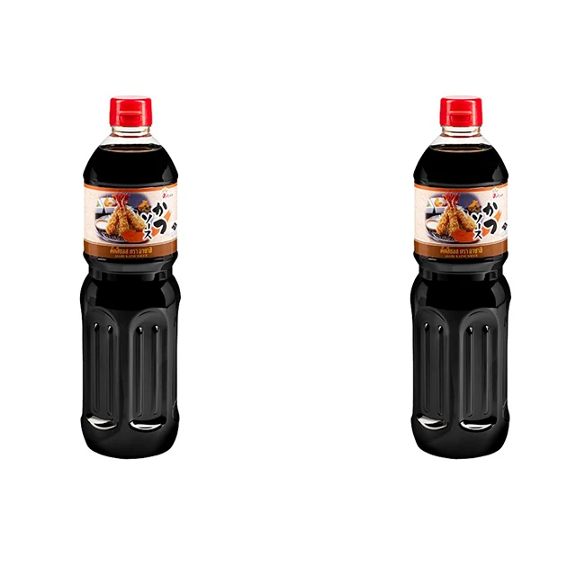 High Class Japanese Katsu Sauce Little Sour Taste1000ml Best For Fried Food  In PET Bottle Packaging From Thailand