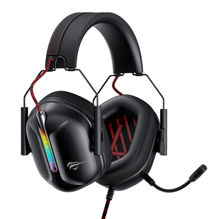 H2030U Havit active noise cancelling headphone gaming headset For Smart mobile Phone Computer Wired earphone Manufacturer