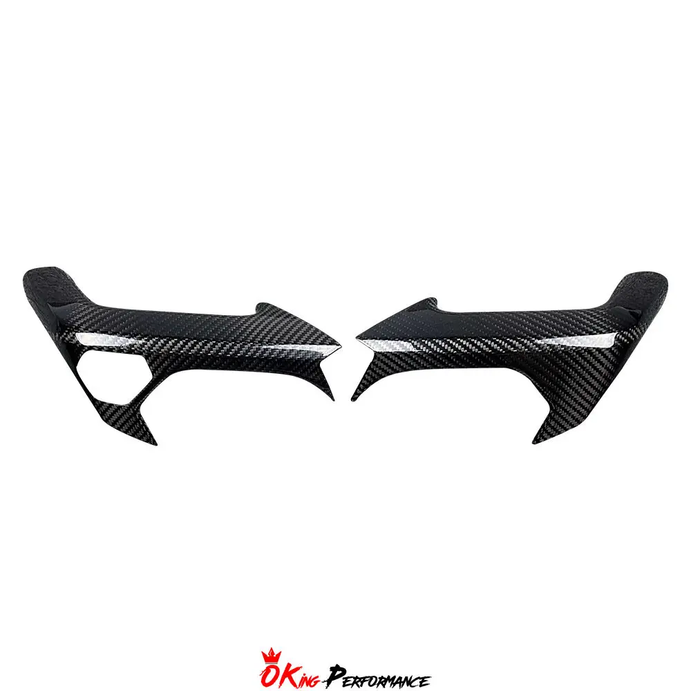 Dry Carbon Fiber Door Handle Cover For Lamborghini Huracan Interiors Kits