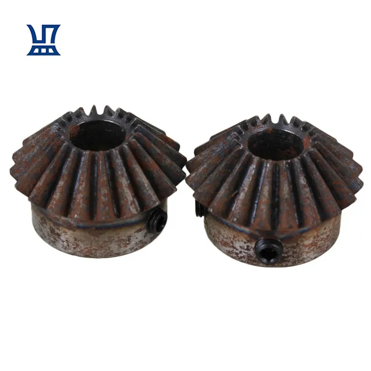 BQLZR Free Shipping 2Pcs Metal Spur Gear 20 Teeth 1.5 Die Precision Bevel Gear 1:1 Matching Tapered Bevel Gear 10mm