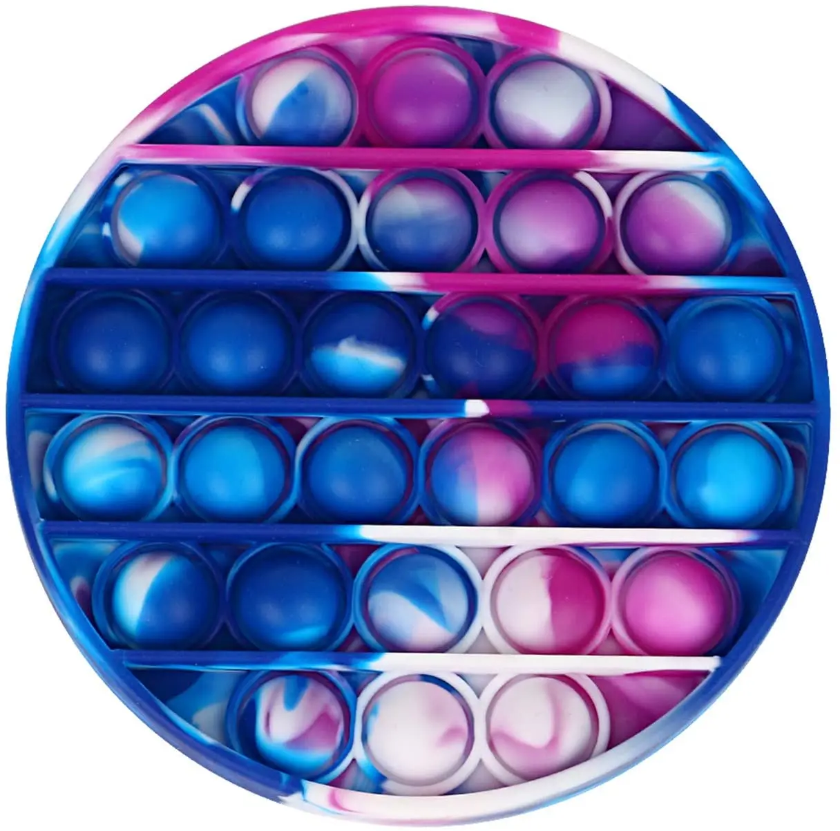 
2021 new hot toys push pop it tye dye colors ASTM certificated in stock 