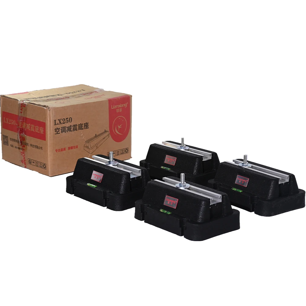 Rubber Bigfoot Anti-Vibration Pad Easy Installation Manual Power Fix-It Foot Air Conditioning Rubber Base Air Conditioner Parts