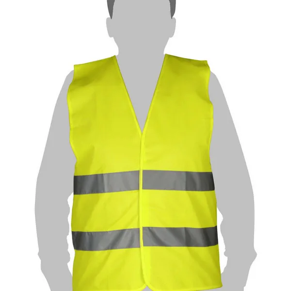 TOLSEN 45102 Polyester Yellow Safety Reflector Vest