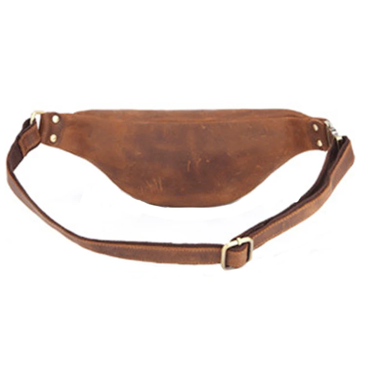 
Genuine Leather Fanny Bag Waist Pack Multifunction Hip Bum Bag Travel Pouch For Men 