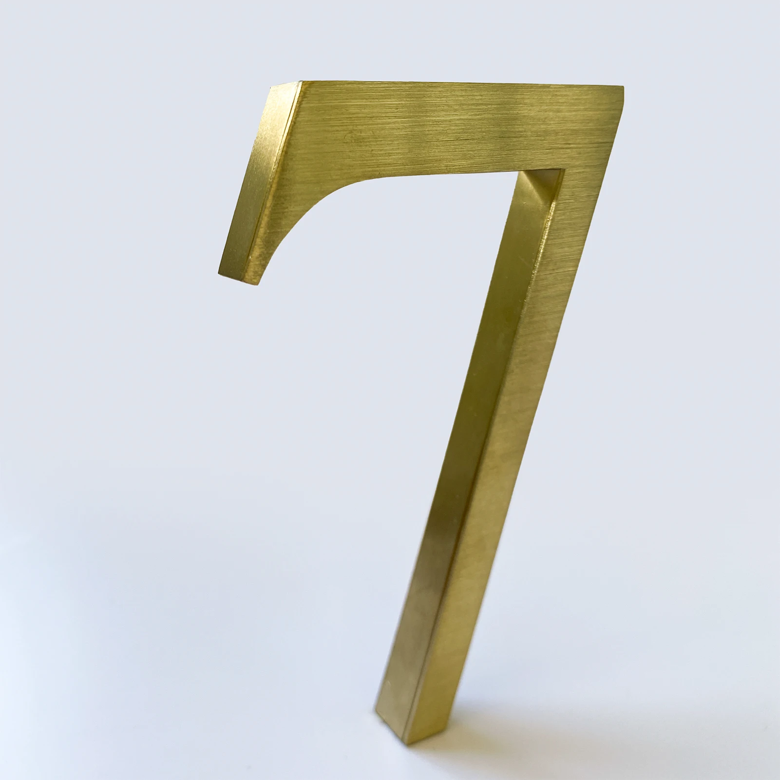 Factory price High Quality Gold 10 cm Stainless Steel Channel letter for address & room number