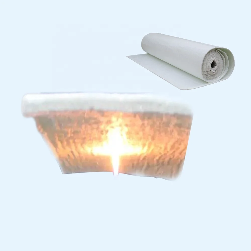 Silica Aerogel Mat Low Thermal Conductivity 6mm Aerogel Blanket Fiber Pipe Insulation Aerogel Thermal Insulation Blanket factory