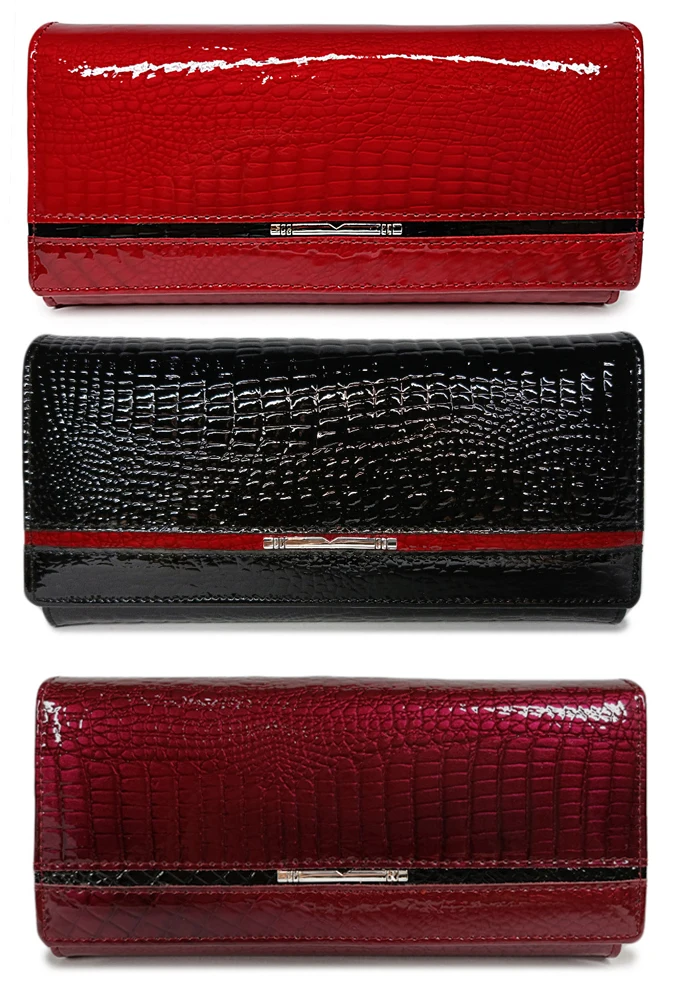 HR148 New Genuine Leather Wallet for Women Coin Wallet Female Retro Luxury Handbag Ladies Evening Party Classic Handheld Purse