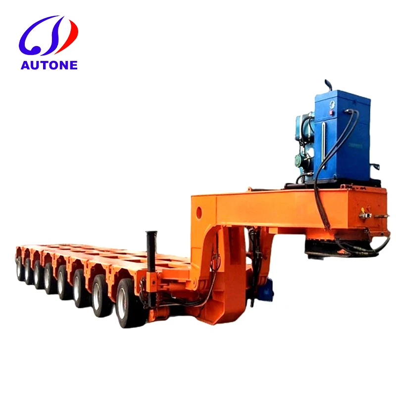 China Customized 3axles 4axles 100tons Low Bed Semi Trailer With Cheap Price for Sale