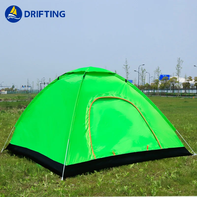 Large size 3 - 4 people camping Hand throw spring open outdoor Beach Automatic Pop up tent
