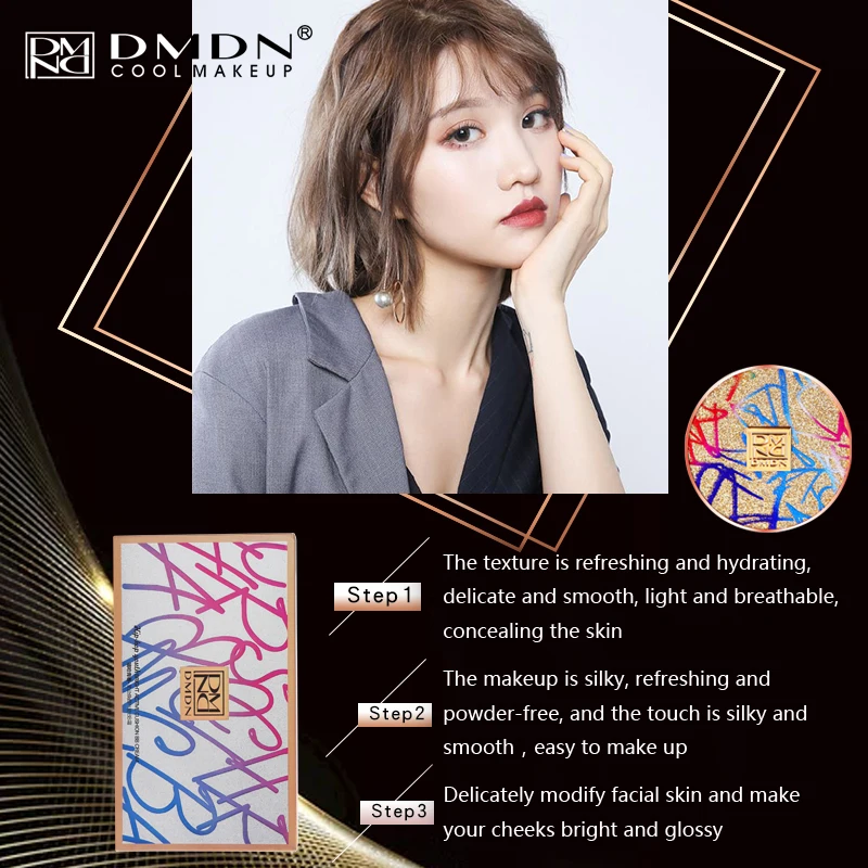 New brand wholesale waterproof whiten skin bb cream women makeup foundation air cushion BB cream