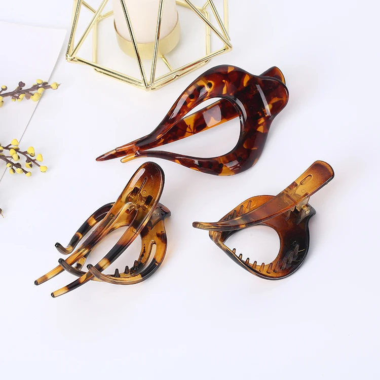 French Concord flat hair claw clips for women Thick Hair Clips Styling Women Girls Thin Hair Accessories