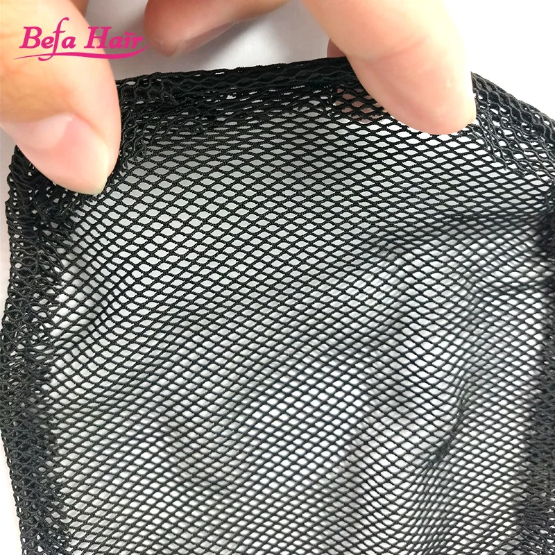 Ponytail hair net with adjustable strap weaving wig caps ponytail wig maker for making ponytail