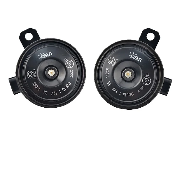 12vHigh and Low Tone  Klaxon Disc Car Horn