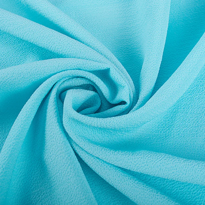 New Fashion dress fabric stretch chiffon bubble crepe fabric
