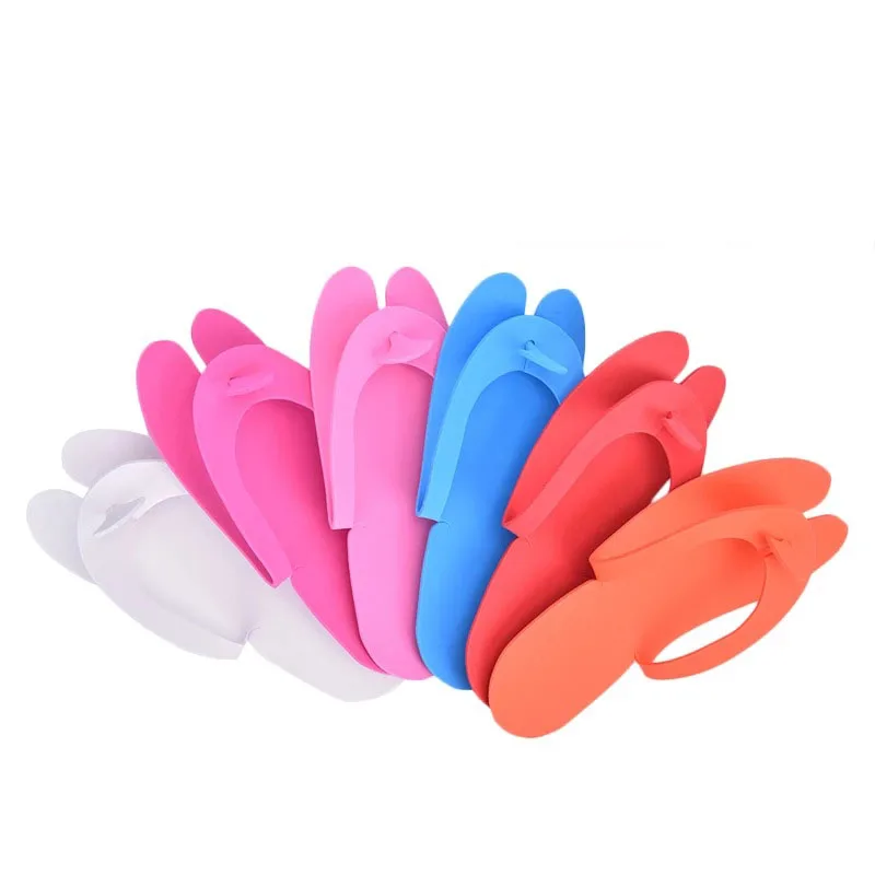 Wholesale EVA outsole material disposable slippers manicure slippers EVA hotel slippers indoor use flip flops