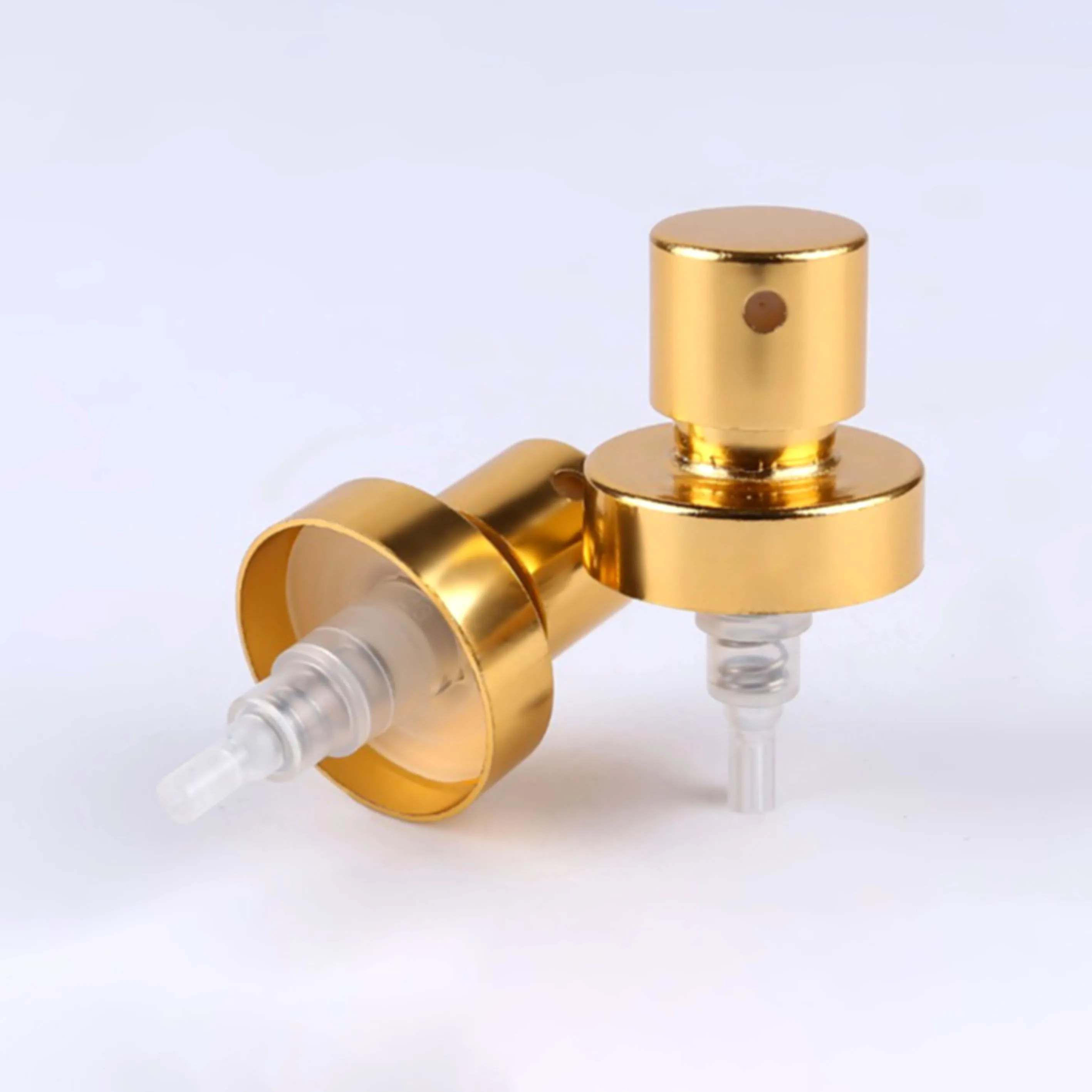 Wholesale disinfection 20mm bayonet golden nano fine mist sprayer medical atomizer perfume atomizer