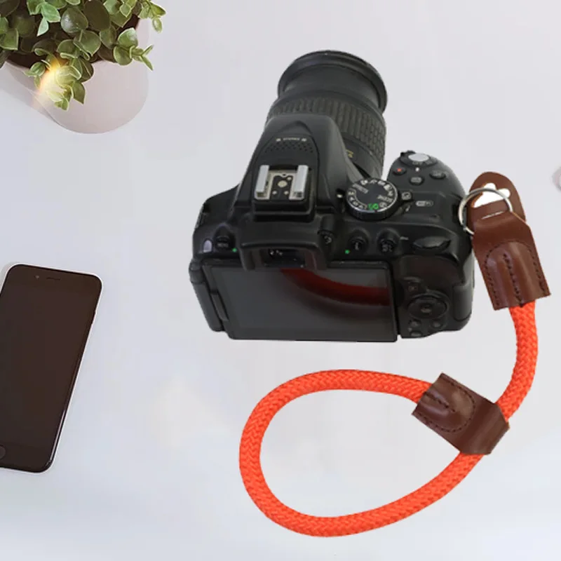 Camera photography SLR camera strap Convenient quick photography camera hand strap wrist strap round rope