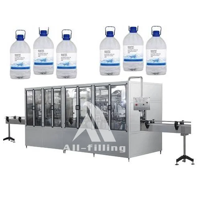 Automatic disposable PET bottle 5L water production line 3L-20L pure water filing machine