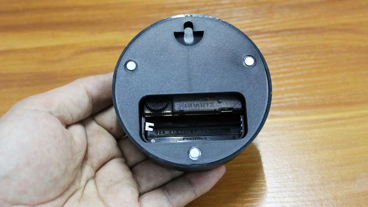 retro european wood digital refrigerator clock fridge magnet magnetic message sticker wall clock