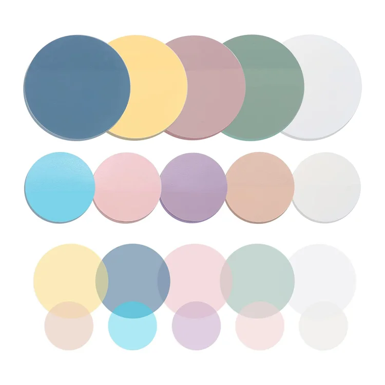 Transparent Sticky Notes  Clear Sticky Notes Cute Notes Waterproof Self-Adhesive Translucent Stick Tab Pads