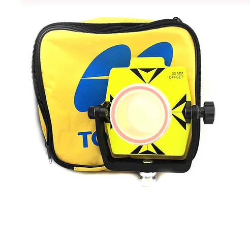
metal AK13 yellow topcon prism for sokkia nikon trimble pentax total stations surveying prism OFFSET 0mm - 30mm 