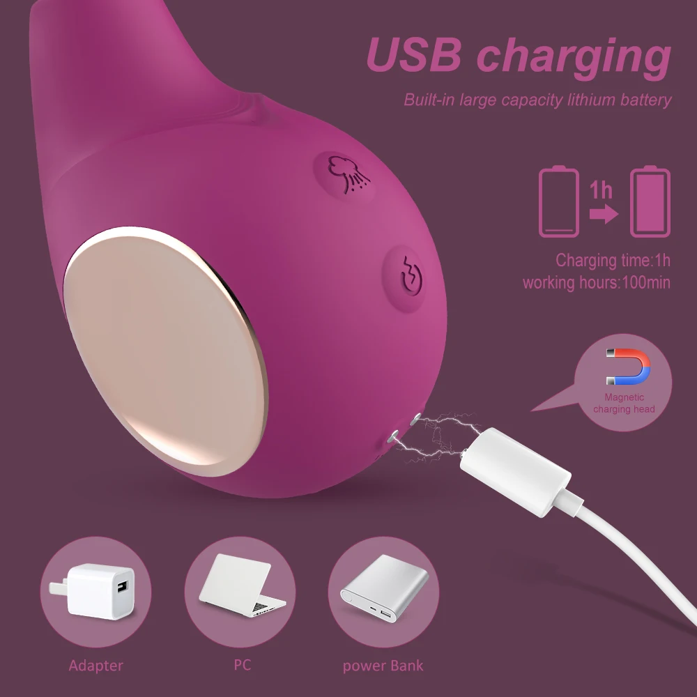 Powerful suction and vibration stimulate toys for adults clit stimulate sex machine pink vibrate