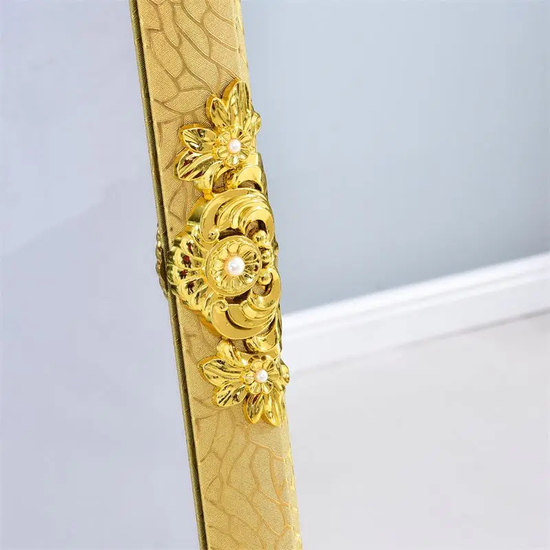 Wholesale Gold Aluminum Frame Decorative Modern Dressing Room Wall Full Length Floor Mirror