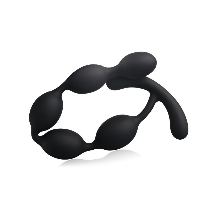 Long Silicone Anal Pull Beads Anal Plugs Anal Dilators Adult Masturbators Sex Toys