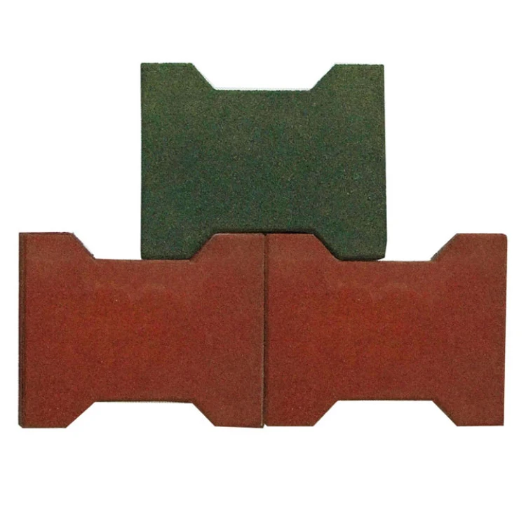 I-Shaped Rubber Tile 15mm Thick EPDM Material Versatile Gym Outdoor Playground Shooting Range Flooring Roll