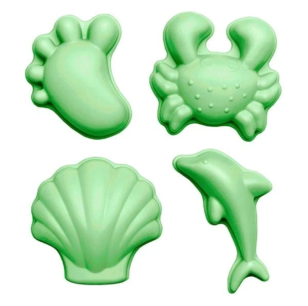 New Hot Sale Silicone Sand Castle Molds Tools Kids Outdoor Playing Beach Mold Toy
