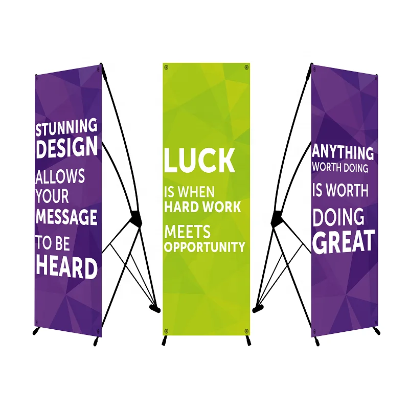 Standup banner advertising x banner factory sales display xbanner