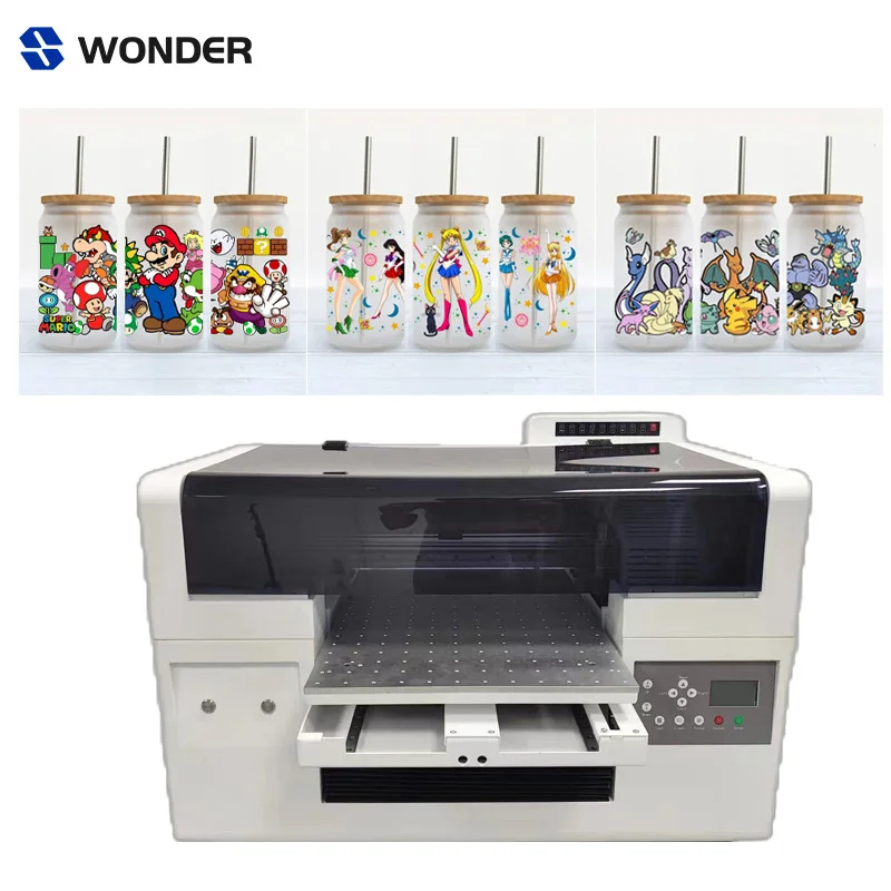 High quality professional flatbed printer uv printer flatbed uv small uv flatbed printer
