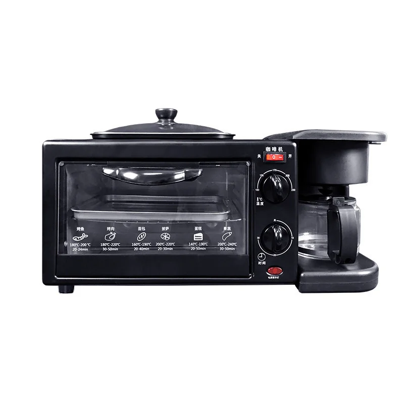 Новые модные кожаные сумки аксессуары для приготовления завтрака «3 в 1» машины Бытовая многофункциональная кофе тосты Яичница 3In1 для аппарата для приготовления завтрака