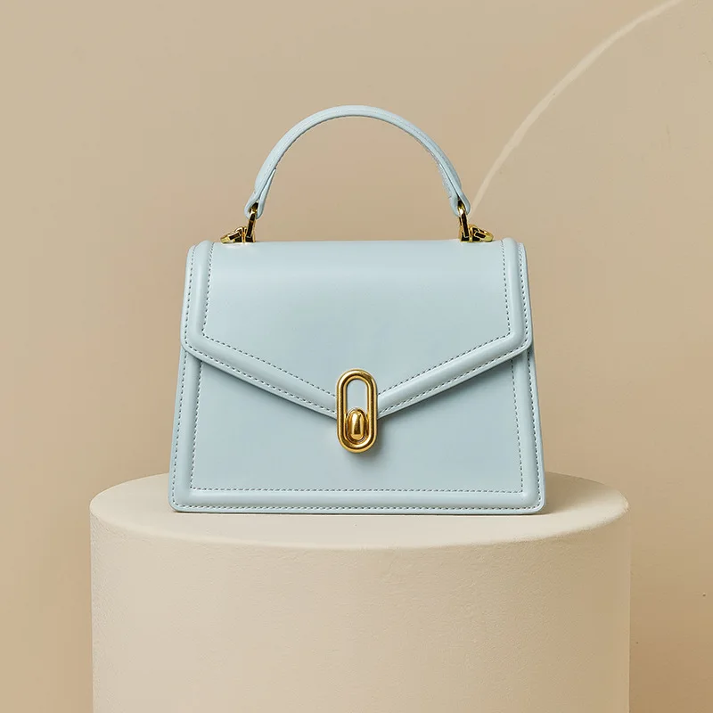 High end design crossbody bag, simple and luxurious, single shoulder and armpit genuine leather bag, 2024 classic handbag