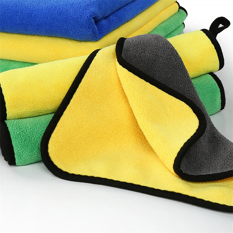 Coral Fleece Wash Microfiber Cloth Car Cleaning Microfiber Towel Car Drying Absorbent Towel