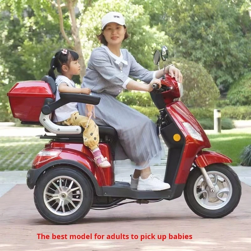 2023 Best Safety and Popular 48V 60V 600W Electric Tricycle for Passenger Adult Electric Tricycle