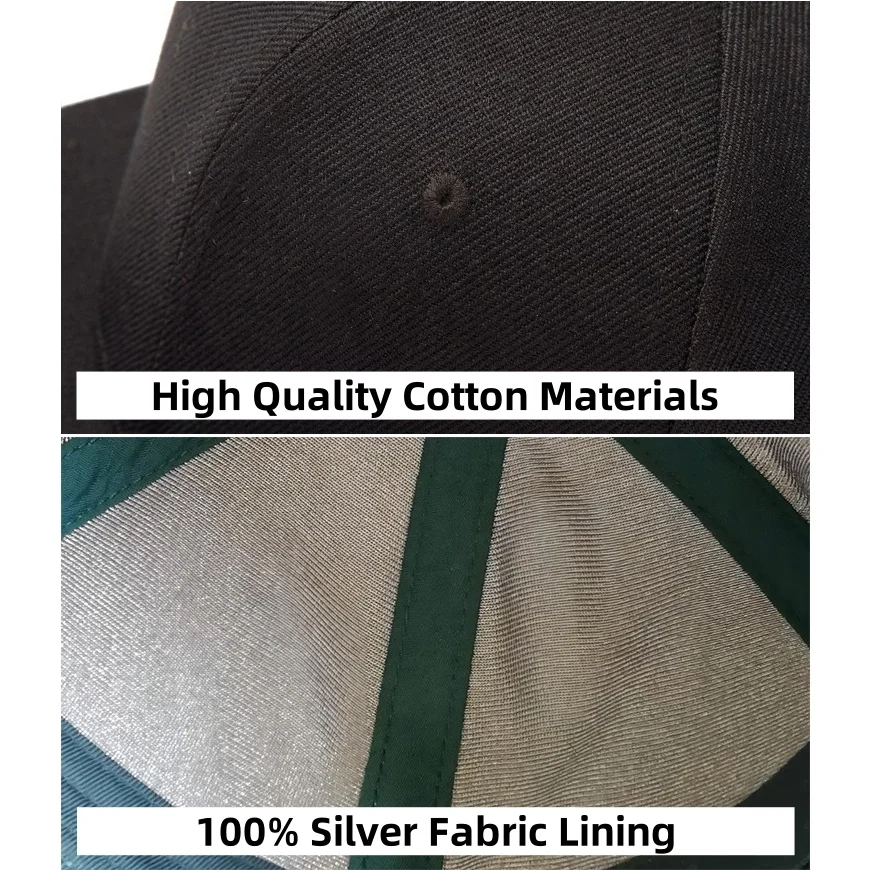 Бейсболка унисекс с защитой от электромагнитного излучения